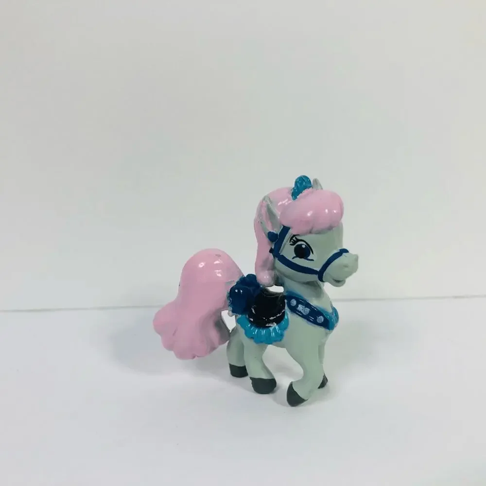 Disney Palace Pets Mini Figure Light Blue Pony‎ Pink Hair Whisker Haven Toy
